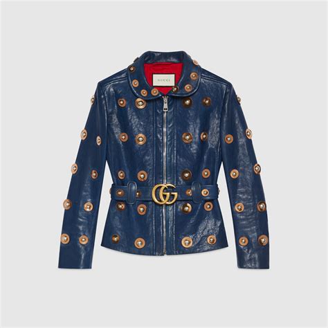 giubbotto pelle gucci donna